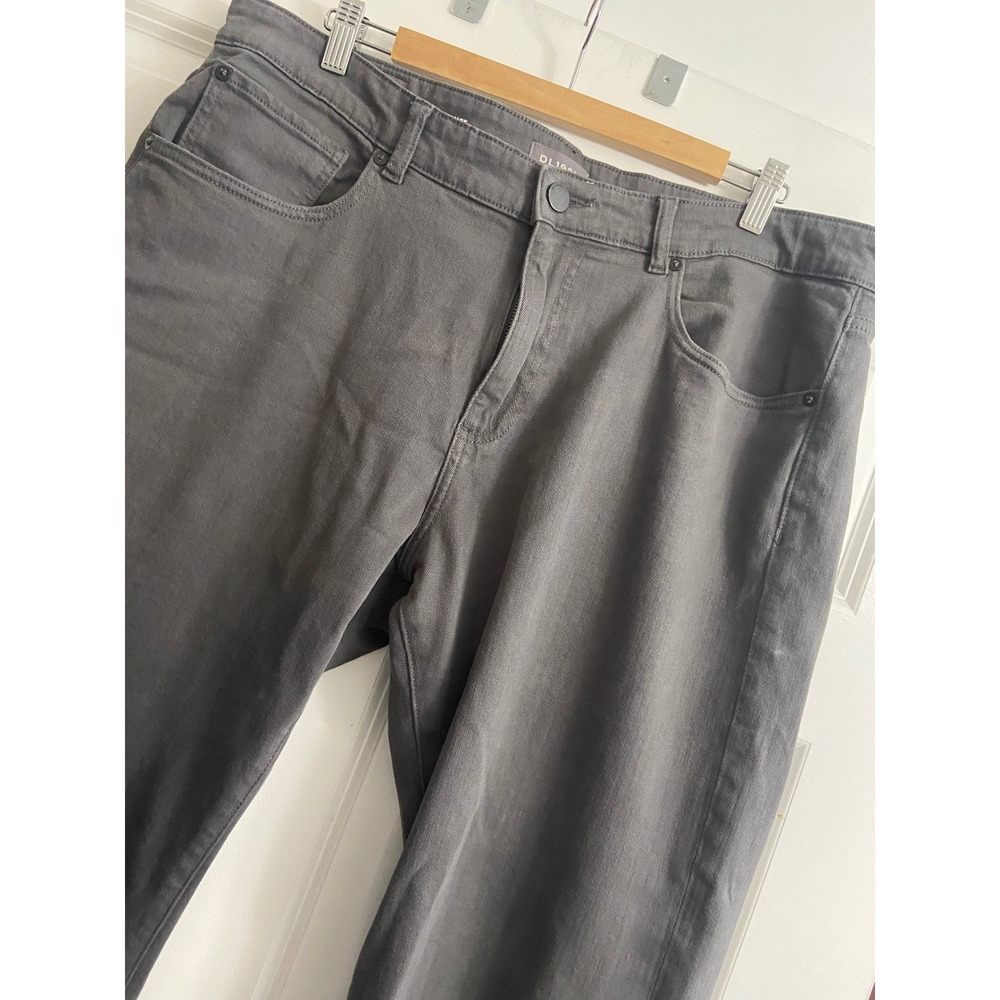 DL1961 DL Performance Mens Jeans 38x32 Charcoal Gray Stretch Denim Pants